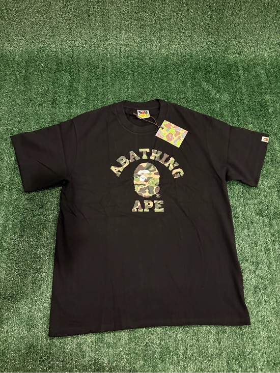 A Bathing Ape Other - A Bathing Ape Black Camo Logo Short Sleeve T-Shirt